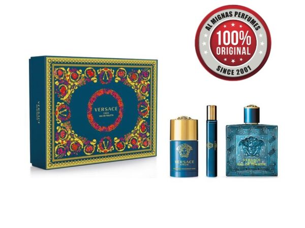 Versace Eros Eau De Toilette 100ML Set For Men
