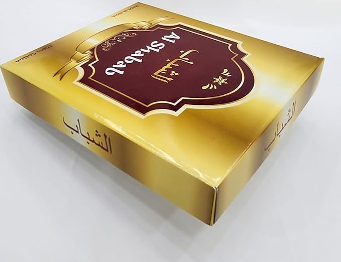 Vest T Shirt Al Shabab 100% Cotton innerwear white Pack of Six صندوق من ٦ قطعفيست تي شيرت الشباب ملابس داخلية قطن 100% لون أبيض - Image 3