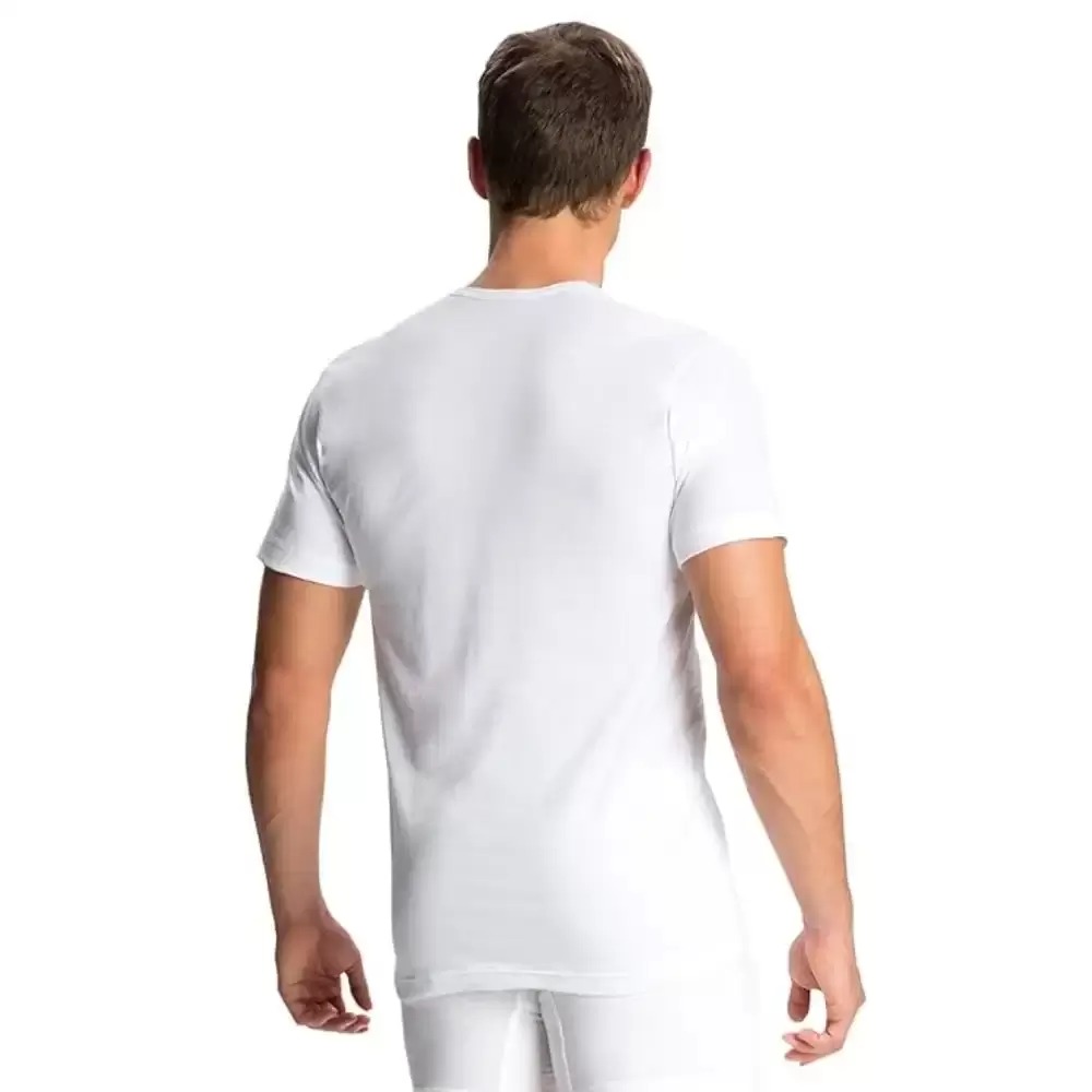 Byford Men's Under T-Shirt White 100% Cotton 6pc بايفورد فانيلة داخليه الرجالية ابيض ١٠٠% قطن - Image 5
