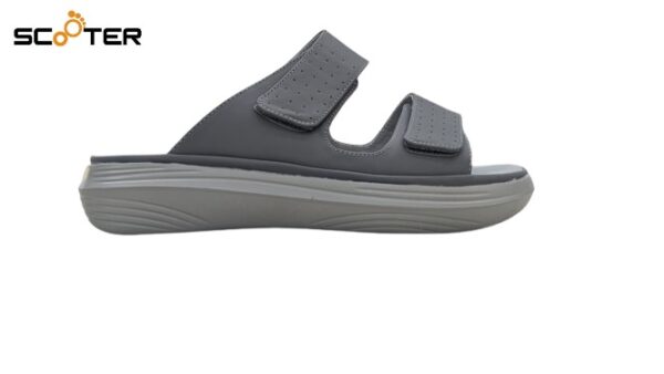 Scooter Sandal SK7121 Grey/Grey – Traditional Arabic Footwear for Men - Image 5