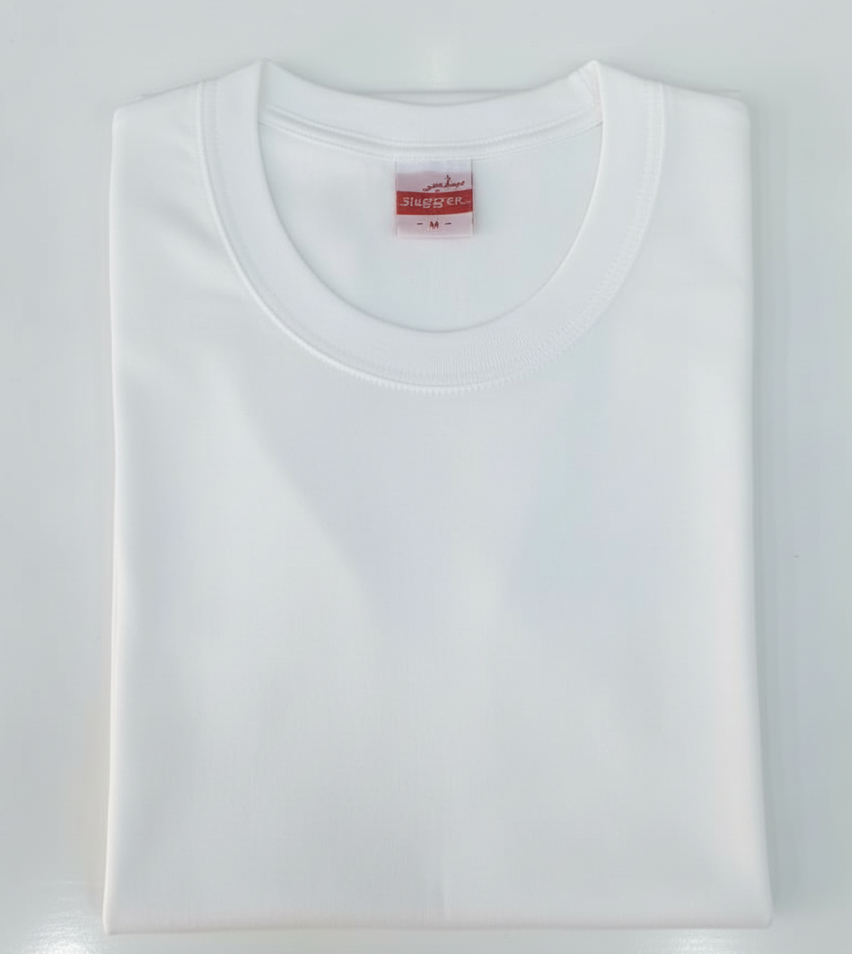 Slugger Men’s White Cotton Undershirt Soft & Breathable - Image 4