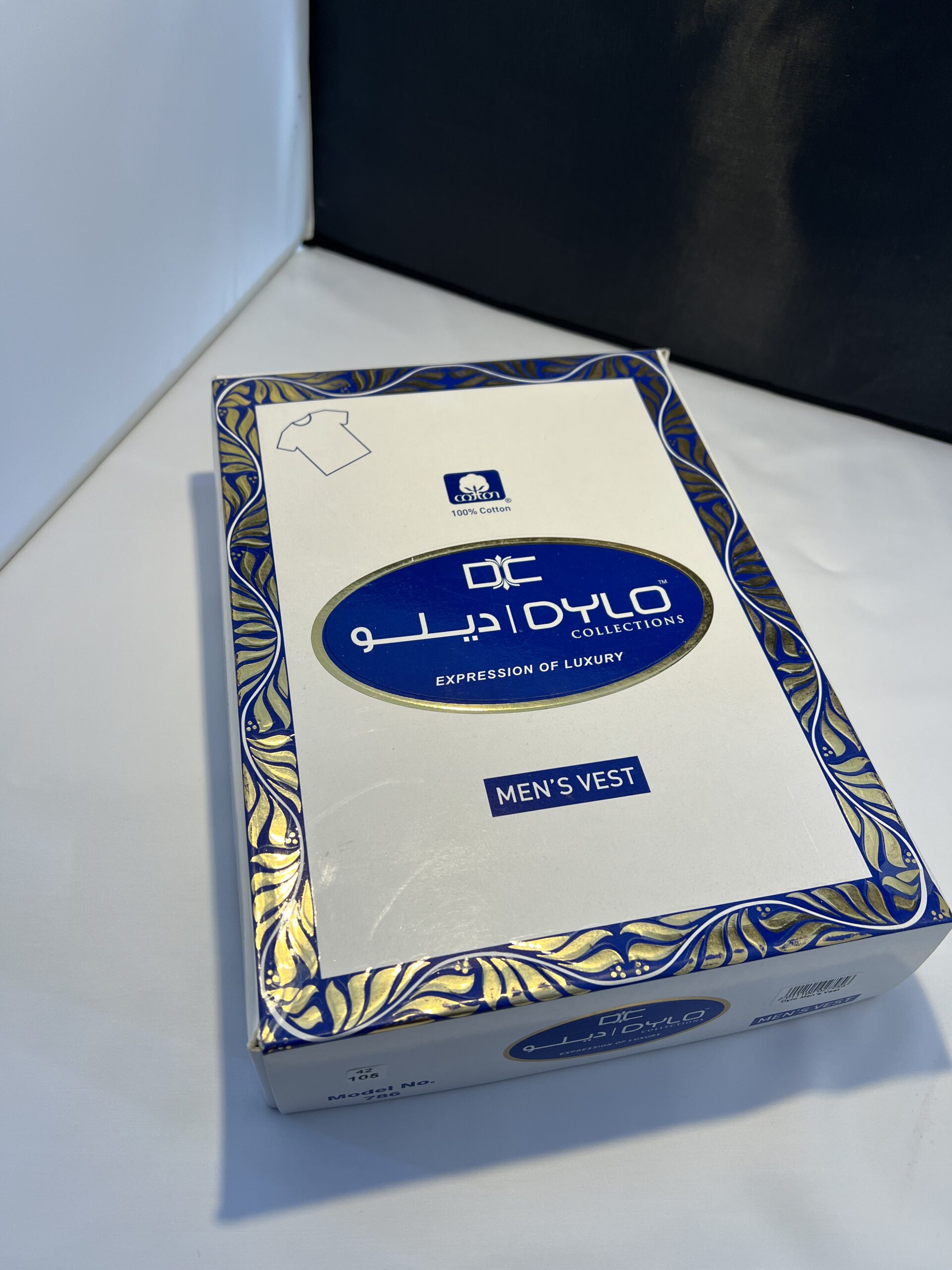 T Shirt/Vest Dylo 100% Indian Cotton 6pc Box . تي شرت/فانيلة ماركة ديلو١٠٠% قطن ٦قطع - Image 6