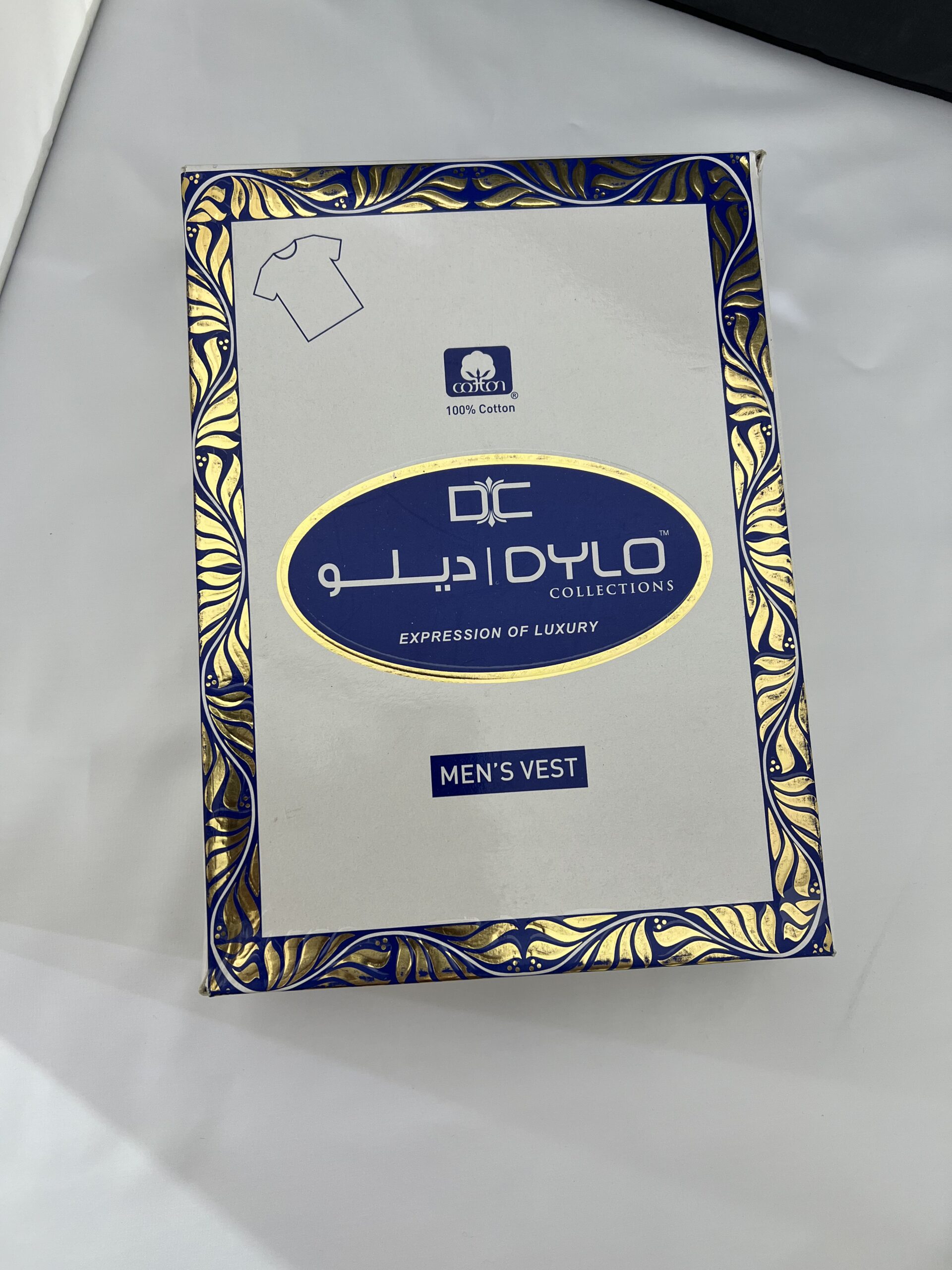 T Shirt/Vest Dylo 100% Indian Cotton 6pc Box . تي شرت/فانيلة ماركة ديلو١٠٠% قطن ٦قطع - Image 4