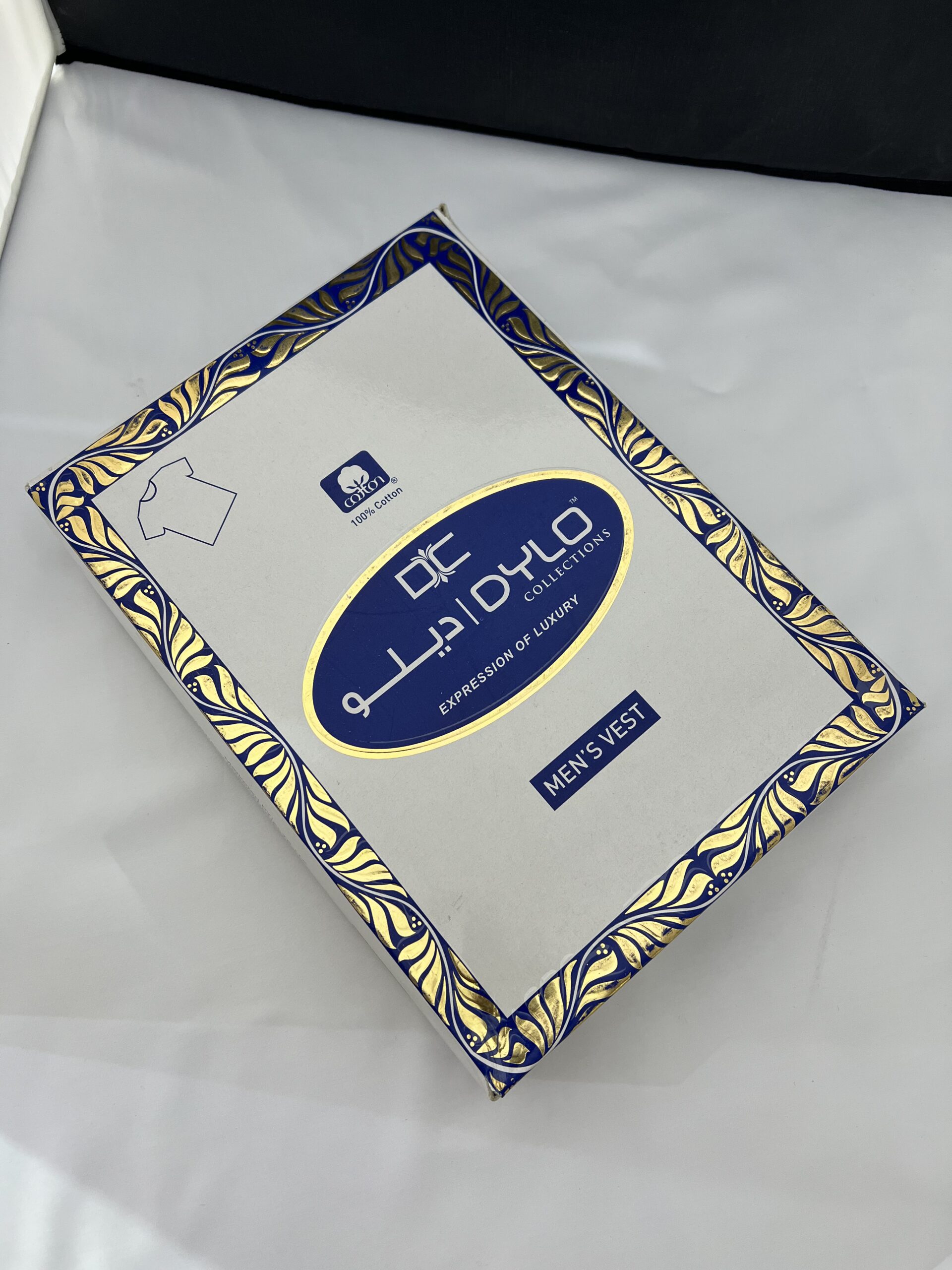T Shirt/Vest Dylo 100% Indian Cotton 6pc Box . تي شرت/فانيلة ماركة ديلو١٠٠% قطن ٦قطع - Image 5