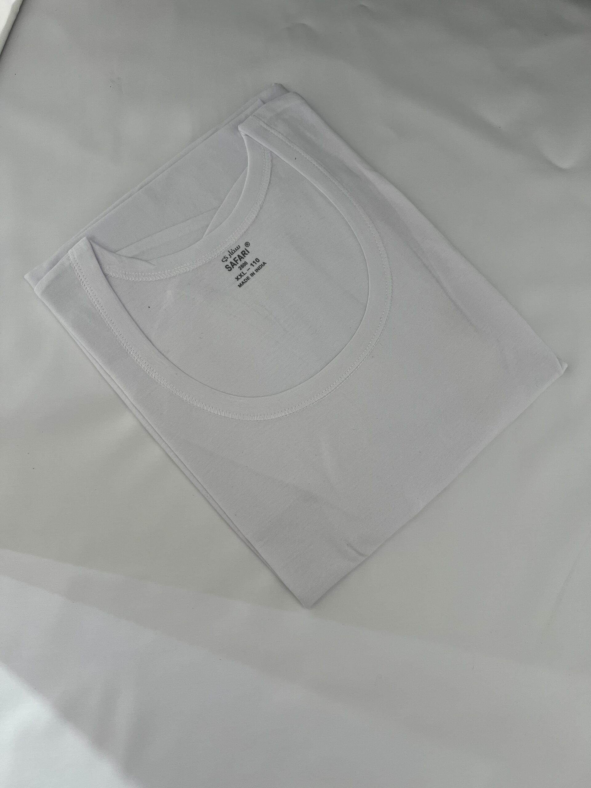 Safari Super Soft Touch Vest T Shirt Innerwear 100% Cotton Pack of Six صندوق من ٦ قطع سترة تي شيرت سفاري ملابس داخلية فائقة النعومة 100% قطن - Image 3